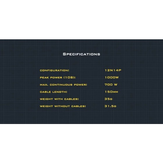 AMAX 2207 Competition Brushless Motor RC Drone Plane Quad 4-6S Racing 1850-2550 KV Plastic RC Parts & Accs